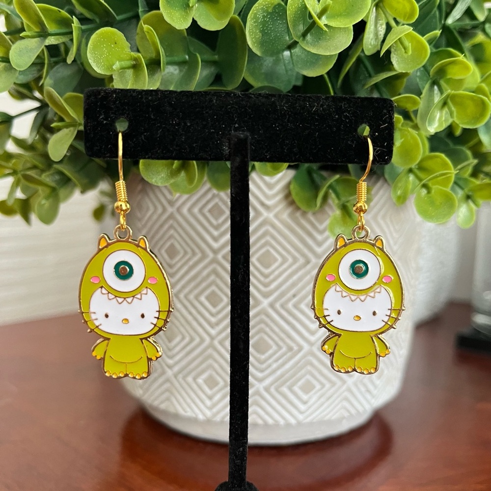 Any 2 For 15✨Hello kitty X Monsters Inc. drop earrings